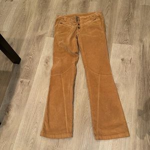 Free People Tan Corduroy Pants
